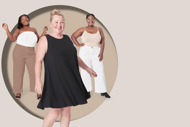 A collage showcasing various plus-size outfits from Shein, including dresses, tops, and jeans. Each outfit is styled differently, highlighting the diverse range of options available in their plus-size collection.
