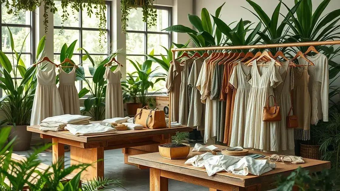 Sustainable choices in seasonal fashion