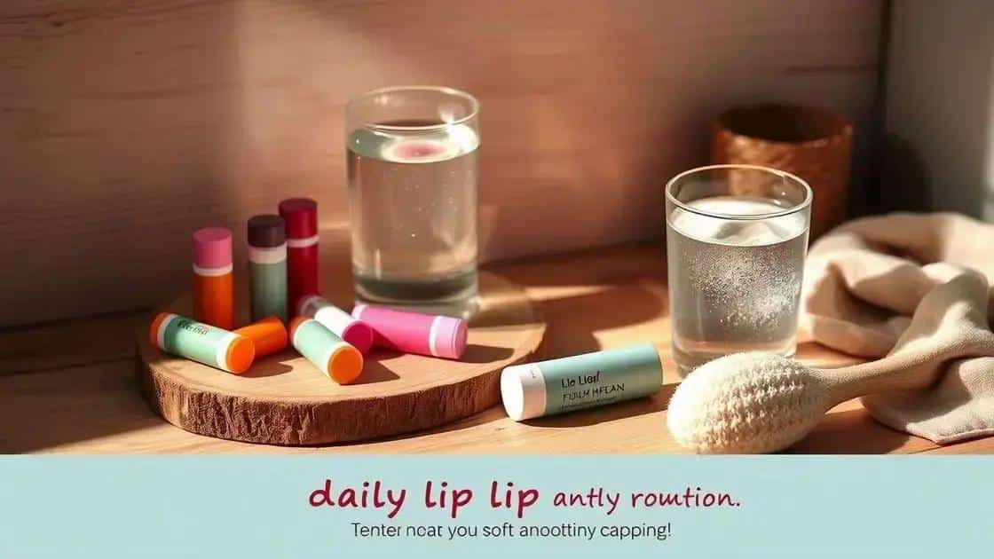 Preventing chapped lips: daily routines and tips