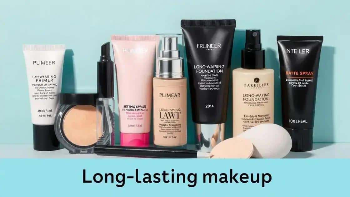Tips for long-lasting makeup throughout the day
