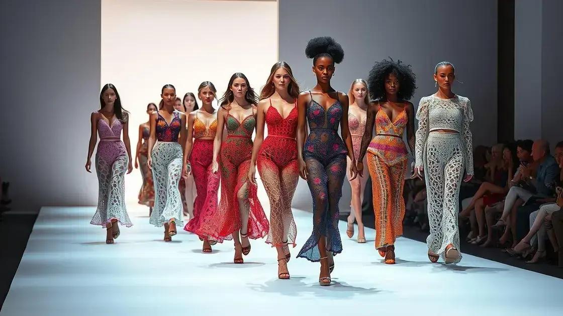 Famous designers embracing crochet style