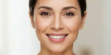 The 5-Step Anti-Aging Routine: Reduce Fine Lines by 15% in 90 Days Woman with radiant skin, reduced fine lines, healthy glow