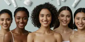 Smiling individuals with clear skin after dermatologist-approved acne treatment