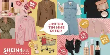 Shein4All limited-time deals expiring this month in 2026, showcasing discounted fashion and beauty products.