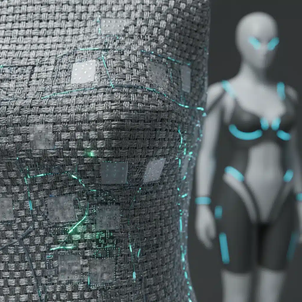 Smart textile fabric with embedded sensors and electronic components